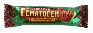 Гематоген русский с кедровым орехом 40г