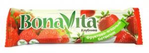 Батончик фруктово-ягодный Bona Vita клубника 40г