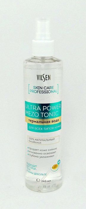 Термальная вода тоник-спрей Вилсен ultra power mezo tonik 265мл