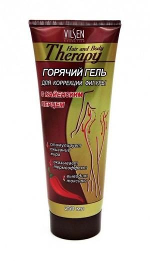 Vilsen Hair and Body Therapy горячий гель для коррекции фигуры с кайенским перцем 250мл