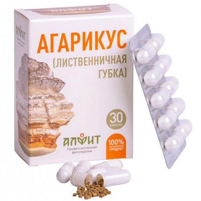 Купить Агарикус Алфит 30 капсул недорого в Москве