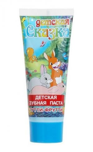 Vilsen зубная паста гелевая Детская Сказка с ароматом тутти-фрутти 100г