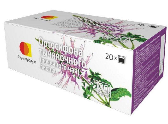 Купить ортосифона тычиночного (почечного чая) листья Фарм-продукт №20 .