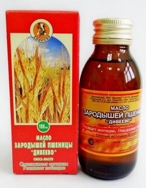 Масло зародышей пшеницы (пищевое) Дивеево, 100мл
