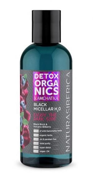 Натура Камчатка Detox черная мицеллярная вода для лица 170мл
