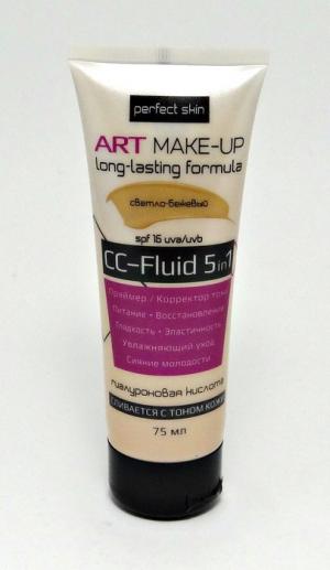 Крем корректор тона Вилсен сс-fluid art make-up гиалуроновой кислота 75мл