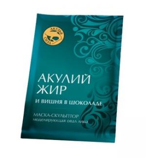 Акулий жир и Вишня в шоколаде маска-скульптор моделирующая овал лица 3*10мл