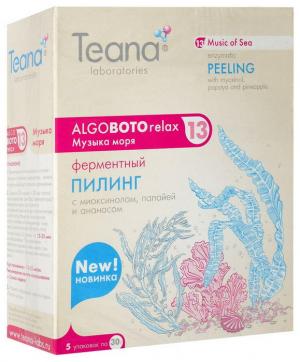 Пилинг Teana abr13 Музыка моря фермент с миоксинолом, папайей и ананасом 5шт