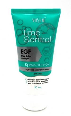 Вилсен Time Control крем ночной для лица Глубокое Восстановление 50мл