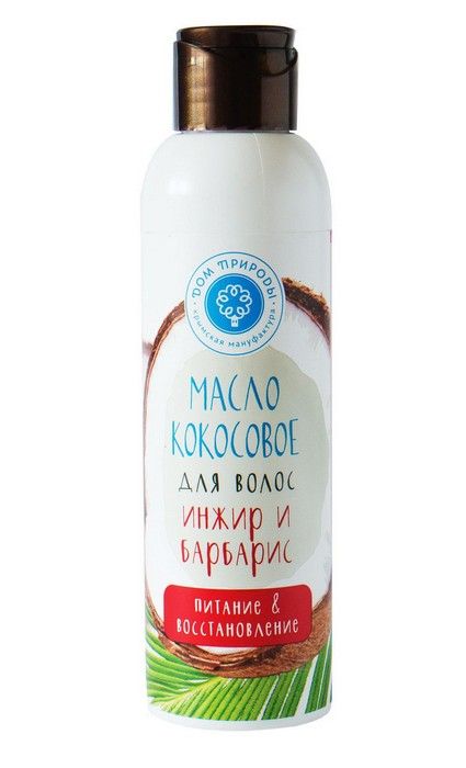 Купить Масло кокосовое для волос с экстрактами и жирными маслами инжира ...