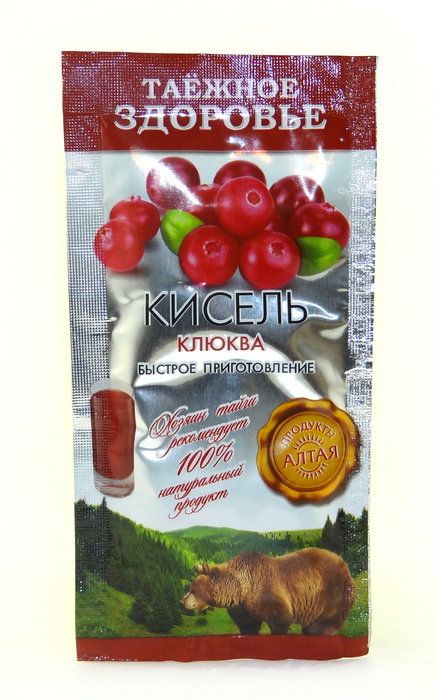 Купить кисель Таежное здоровье клюква натуральный 23гр в Москве: цена с ...