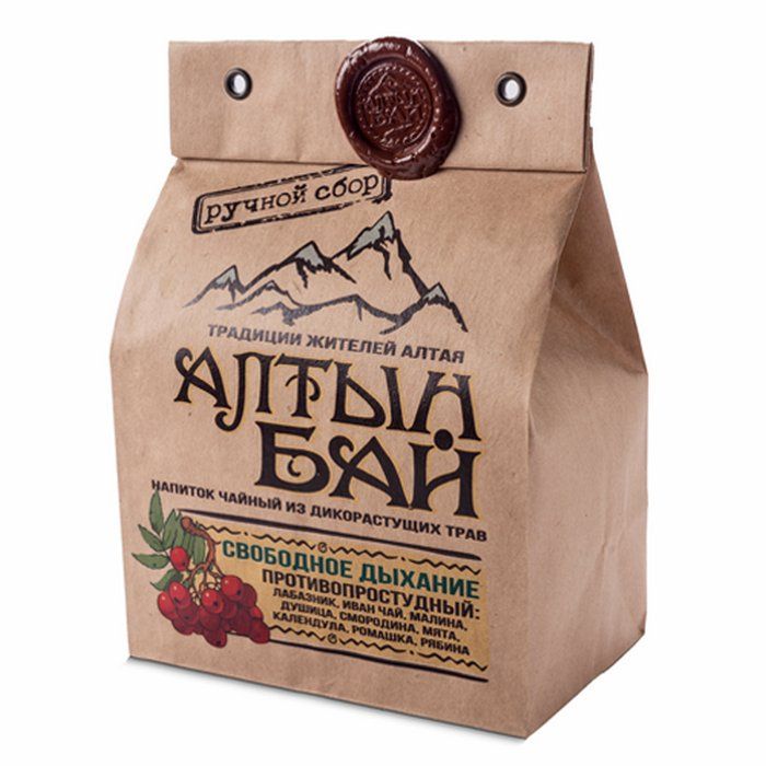 
Чай травяной Алтынбай Свободное дыхание 100г