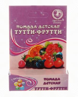 Помада гигиеническая Детская аптека Тутти Фрутти 4,1 г