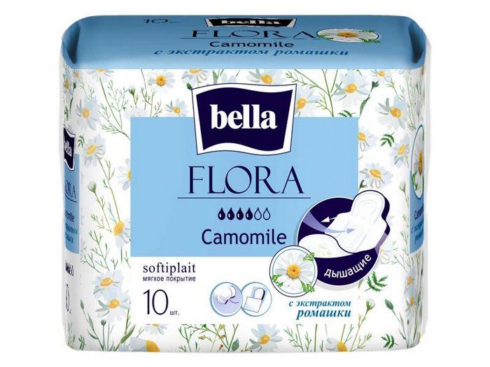 
Прокладки Bella Flora Camomile 10шт