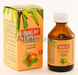 Масло облепиховое (с живицей 5%) "Алтайский букет" 50мл