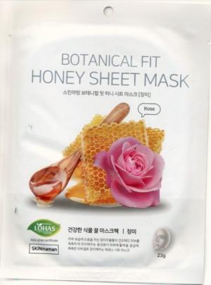 Маска для лица NO:HJ Botanical Fit Honey с экстрактом меда и розы 23г