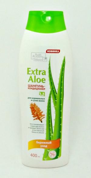 Vilsen Extra Aloe шампунь-кондиционер 2в1 для нормальных и сухих волос 400мл