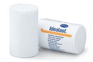 Бинт idealast малорастяжимый компрессионный (без зажимов), 10 см*5м