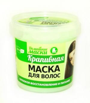 Маска для волос домашние маски крапивная (восстановление и питание), 155 мл
