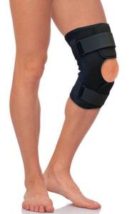 Бандаж компрессионный на коленный сустав (т-8508) разъемный с полицентрическими шарнирами