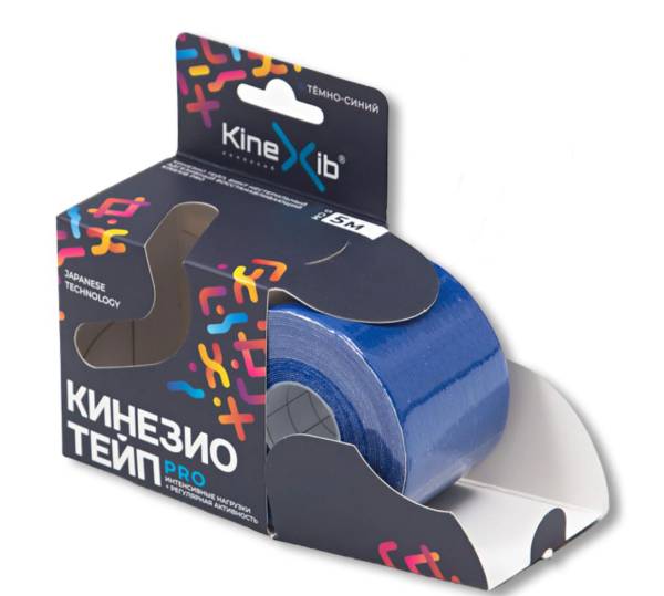 Кинезио-Тейп бинт нестерильный KineXib PRO 5см*5м черный фотография