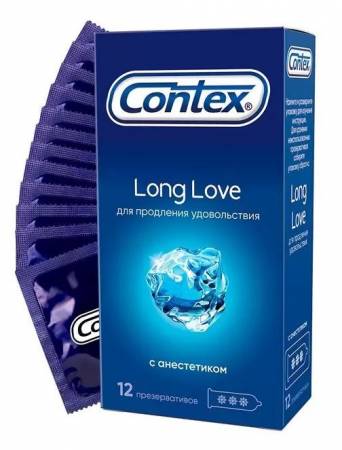 Презерватив Contex Long Love продлевающий 12шт фотография