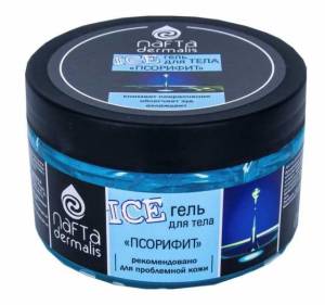 Айс-гель для лица и тела Псорифит для проблемной кожи Nafta Dermalis 250мл