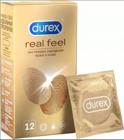 Презервативы Дюрекс realfeel (для естественных ощущений), 12 шт. фотография