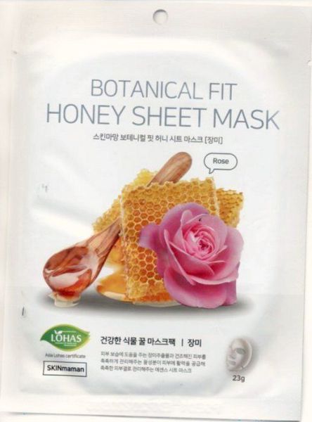 Маска для лица NO:HJ Botanical Fit Honey с экстрактом меда и розы 23г фотография