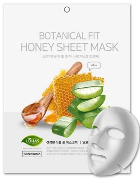 Маска для лица NO:HJ Botanical Fit Honey с экстрактом меда и алоэ 23г фотография