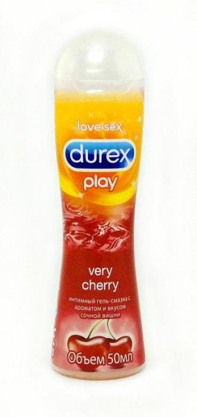 Дюрекс Play Very Cherry со сладким ароматом вишни Интимная гель-смазка 50мл фотография