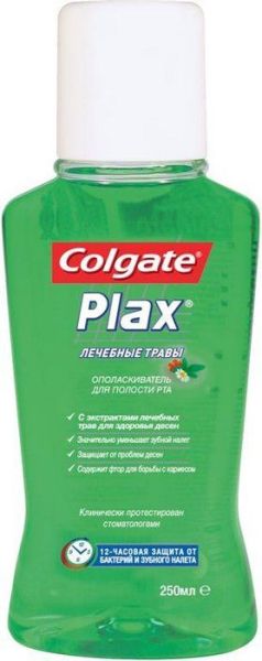 Colgate ополаскиватель Plax лечебные травы 250мл фотография