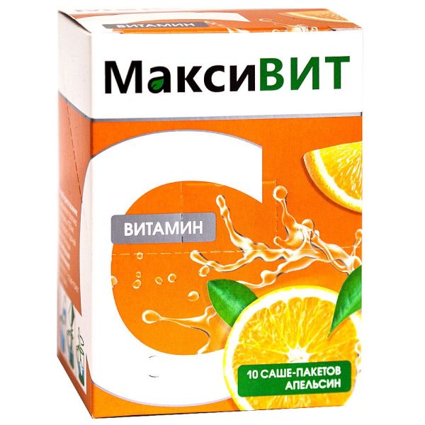 Напиток МаксиВит со вкусом Апельсина 10шт фотография