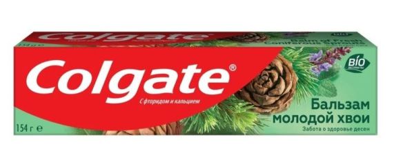 Изображение товара Зубная паста Колгейт Бальзам молодой хвои 100мл Зубная паста Колгейт Бальзам молодой хвои 100мл фотография