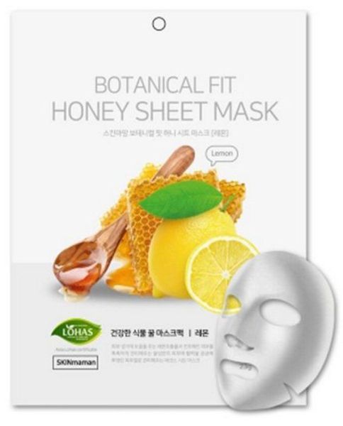 Маска для лица NO:HJ Botanical Fit Honey с экстрактом меда и лимона 23г фотография