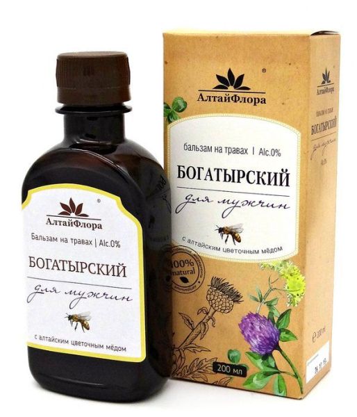 Бальзам Богатырский Алтайская чайная компания 200мл фотография