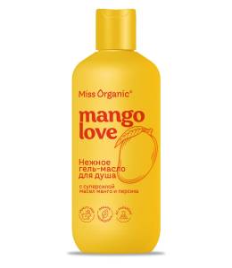 Гель-масло для душа Нежное Mango love Miss Organic 380мл