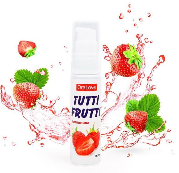 Гель-смазка  на фруктозе «Tutti-Frutti OraLove» (земляника) 30 гр фотография