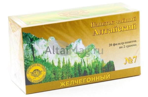 Чайный напиток Алтайский № 7 - Желчегонный (пакетированный) фотография