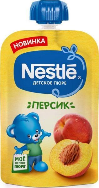 Пюре Нестле персик 90г фотография