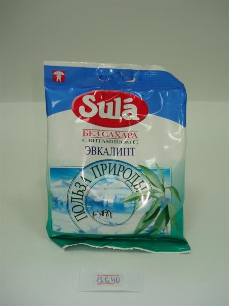 Леденцы sula без сахара  (эвкалипт) фотография