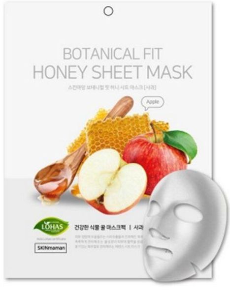Маска для лица NO:HJ Botanical Fit Honey с экстрактом меда и яблока 23г фотография