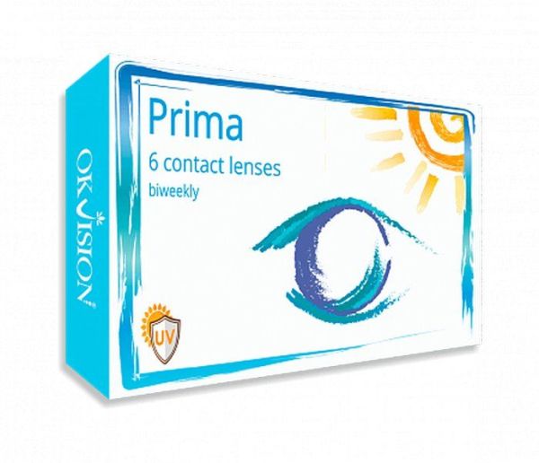 Линзы контактные Okvision Prima biweekly 55% 1шт фотография
