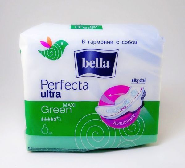 Bella Прокладки супертонкие Perfecta Ultra Maxi Green 8 шт фотография