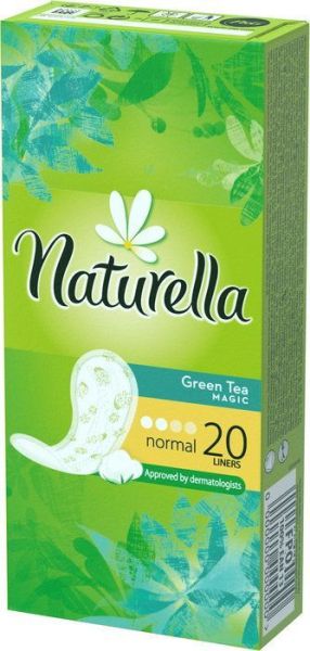 Прокладки Naturella Normal зеленый чай ежедневные 20шт фотография