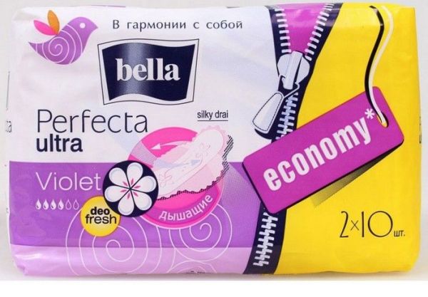 Прокладки Bella Perfecta Ultra Violet Deo Fresh silky drai air 10шт фотография