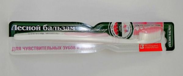 Лесной бальзам зубная щетка для чувствительных зубов и десен (ультра мягкая) фотография